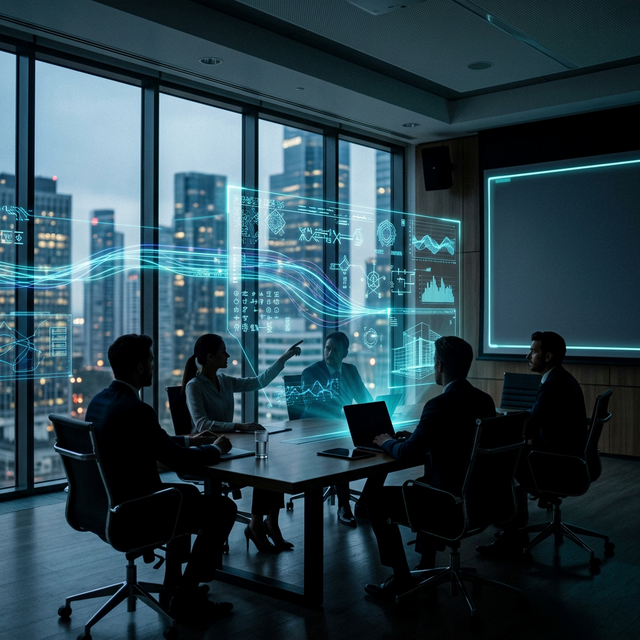 Fluxive Corporate Headquarters Hologram