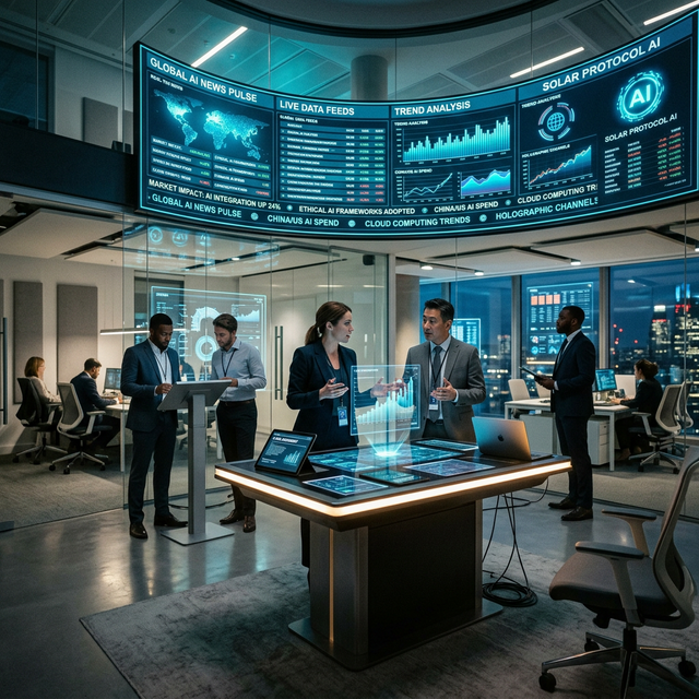 Corporate Briefing Center Hologram